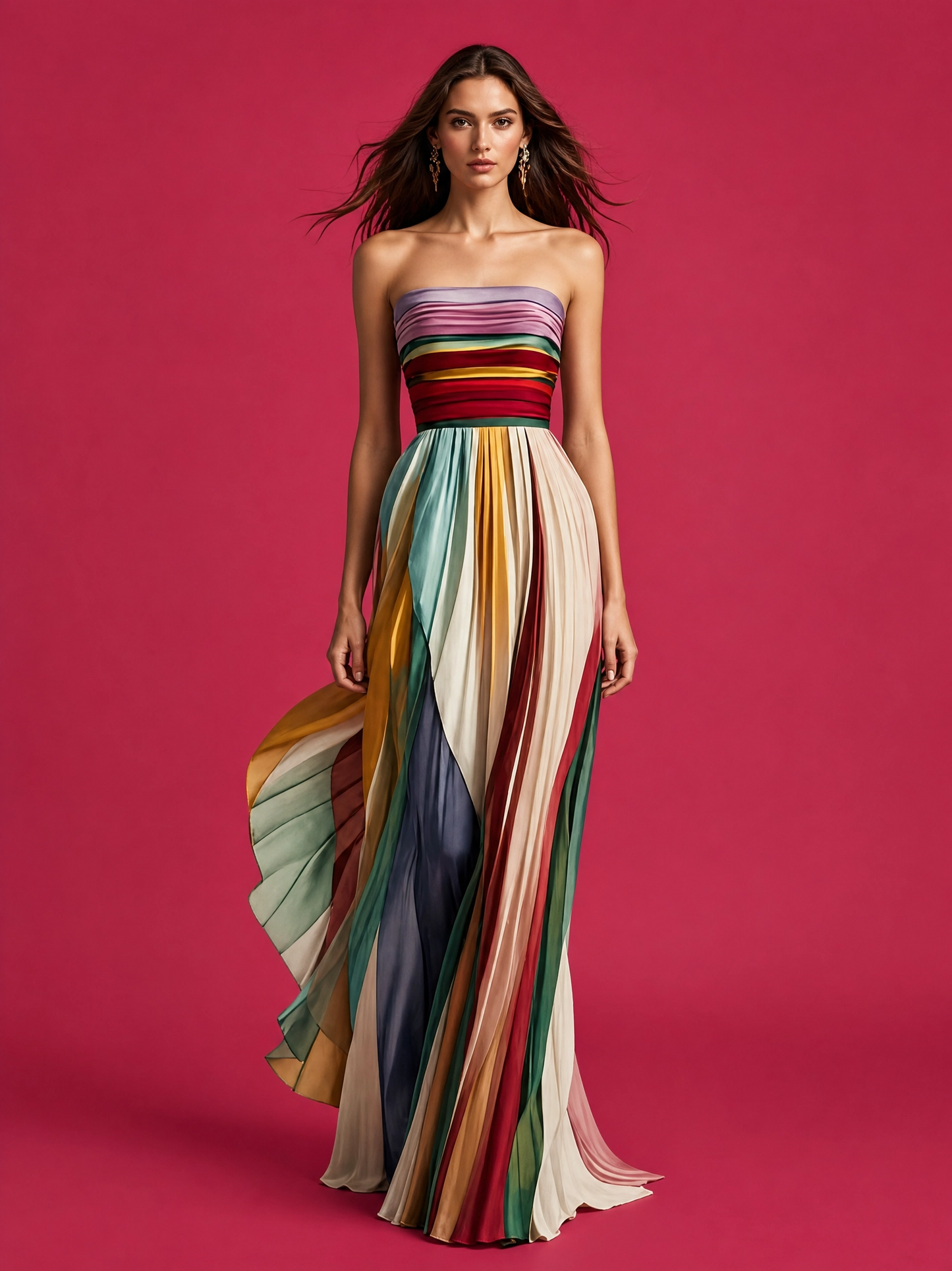 Robe Couleur Maxi