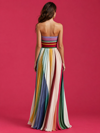 Robe Couleur Maxi