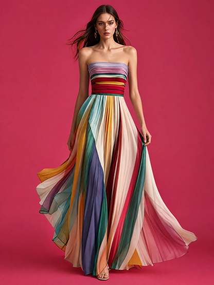 Robe Couleur Maxi